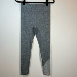 Bandier We Over Me Inversion Leggings Gray Colorblock Stretch NEW Women's Medium